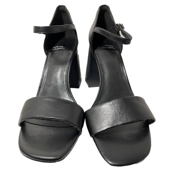 Jeffrey Campbell Shoes - Jeffrey Campbell - Black Pop Star Strapped Sandal Women Size 9